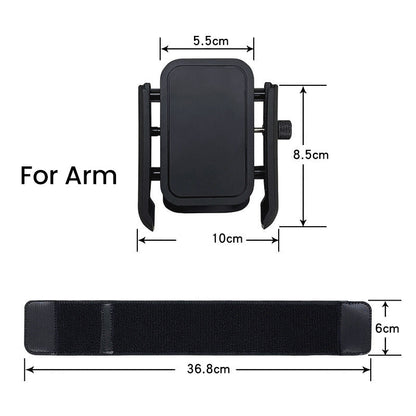 📱 BLIXTREA: 50% RABATT! 360° Roterbar Telefonhållare – 2-i-1 Handleds- & Armband för Handsfree Löpning och Leverans 💪✨