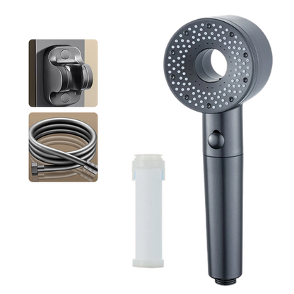 🔥 50 % Rabatt! 🚿 Högtrycksduschhuvud med filter – 5 strållägen, vattensparande handdusch