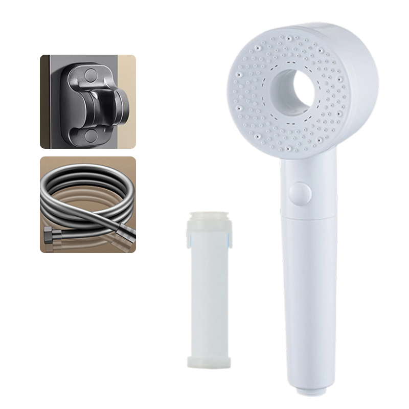 🔥 50 % Rabatt! 🚿 Högtrycksduschhuvud med filter – 5 strållägen, vattensparande handdusch