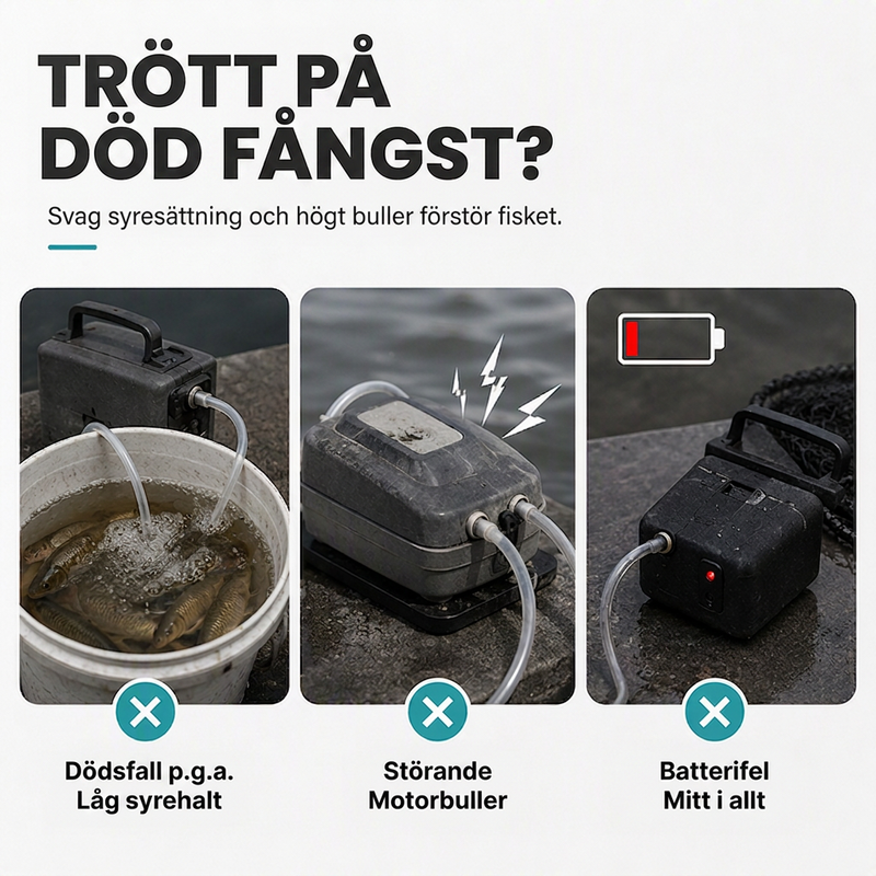 Uppladdningsbar bärbar syrepump