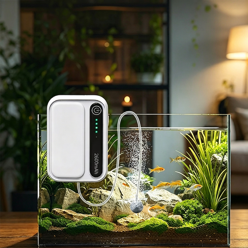 Uppladdningsbar bärbar syrepump