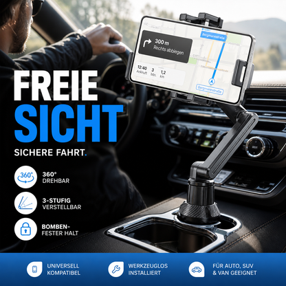 📢Nyinkommet🚗360° Roterbar och Justerbar Mugghållare för Bilen