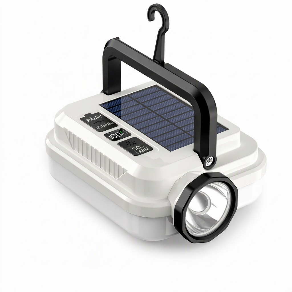 🏕️50 % RABATT!☀️Solcellsdriven, uppladdningsbar LED-campinglykta – väderbeständig, bärbar, mångsidig ✨