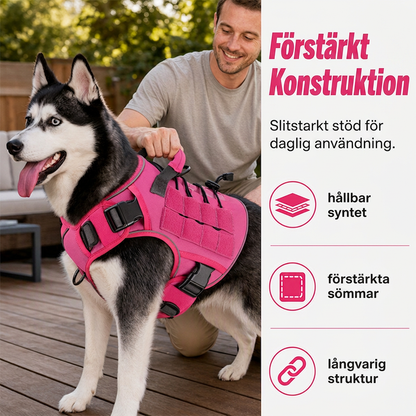 Hundsele i slitstarkt Oxfordtyg