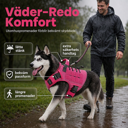 Hundsele i slitstarkt Oxfordtyg