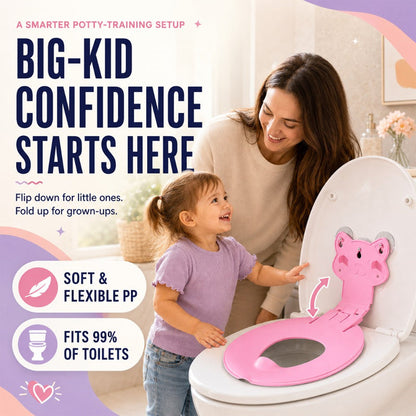 🚽 TIDSBEGRÄNSAT ERBJUDANDE: 50% RABATT! ✨ Halkfri Toalettsits för Barn – Bekväm Tecknad Potträningshjälp 👶