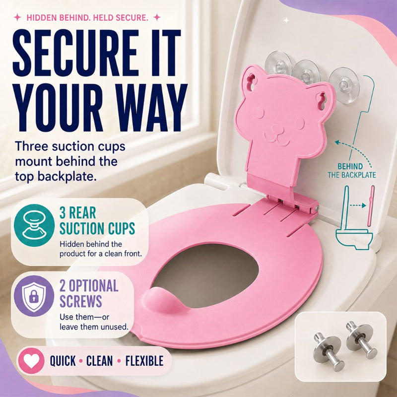 🚽 TIDSBEGRÄNSAT ERBJUDANDE: 50% RABATT! ✨ Halkfri Toalettsits för Barn – Bekväm Tecknad Potträningshjälp 👶