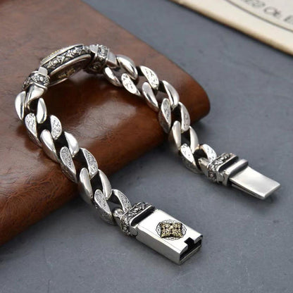 📿 50% RABATT! ✨ Vintage Roterande Vajra-Armband För Män – Smidigt Roterande Centrum, Galvaniserad Koppar & Vintagetextur 💪