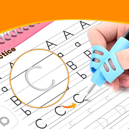 ✍️ Magiskt skrivövningsset med räfflade spår: återanvändbart – i lager! 📚