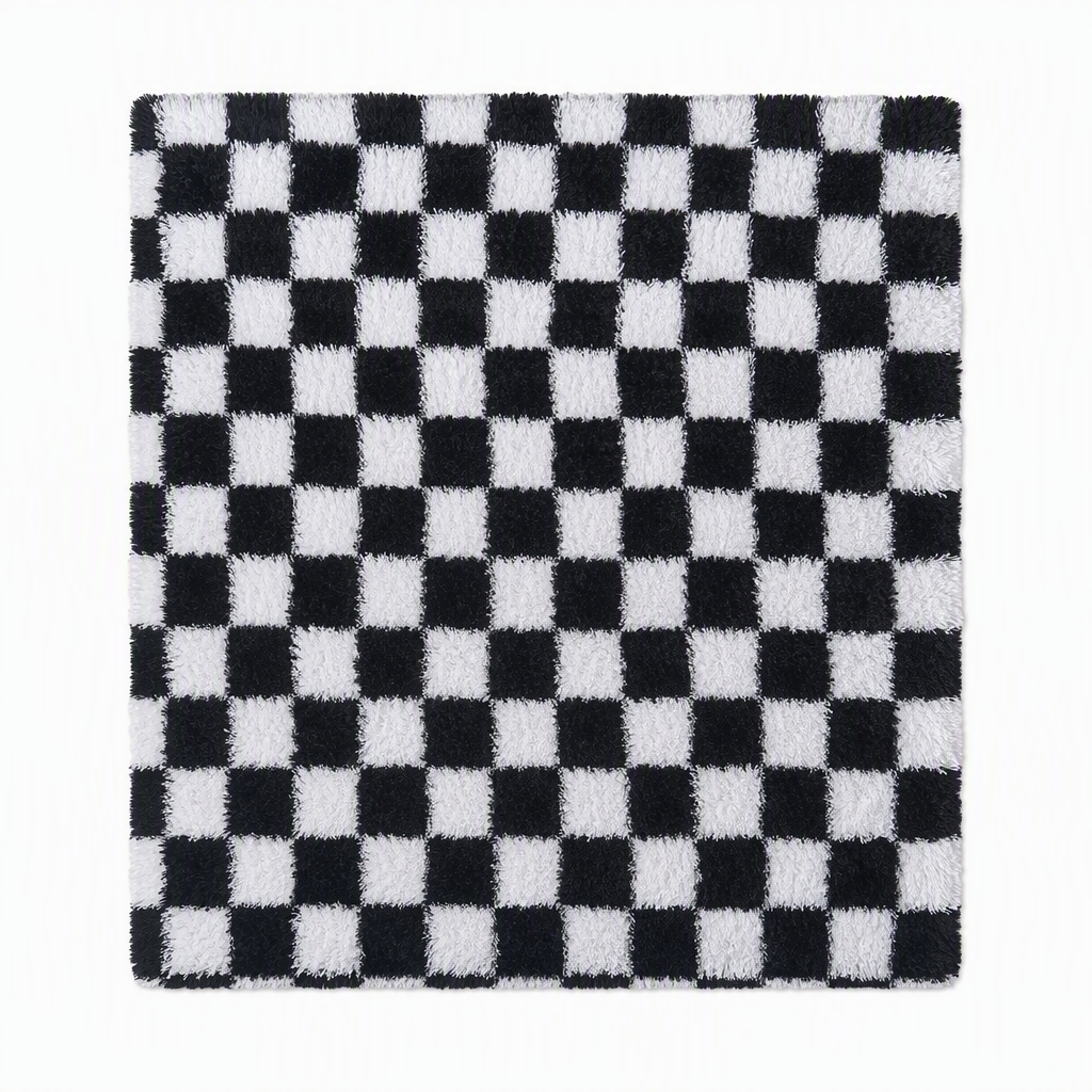 🛋️ 50 % RABATT! ✨ Tjock och mjuk luggmatta – exklusiv tie-dye-design med gradient, värmeisolerande vaddering och halkskydd – mysig komfort i varje rum 🏠