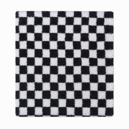 🛋️ 50 % RABATT! ✨ Tjock och mjuk luggmatta – exklusiv tie-dye-design med gradient, värmeisolerande vaddering och halkskydd – mysig komfort i varje rum 🏠