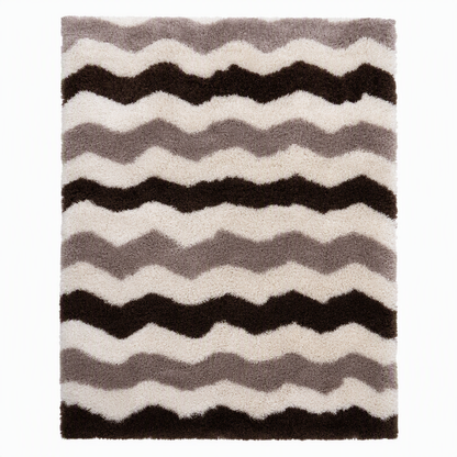🛋️ 50 % RABATT! ✨ Tjock och mjuk luggmatta – exklusiv tie-dye-design med gradient, värmeisolerande vaddering och halkskydd – mysig komfort i varje rum 🏠