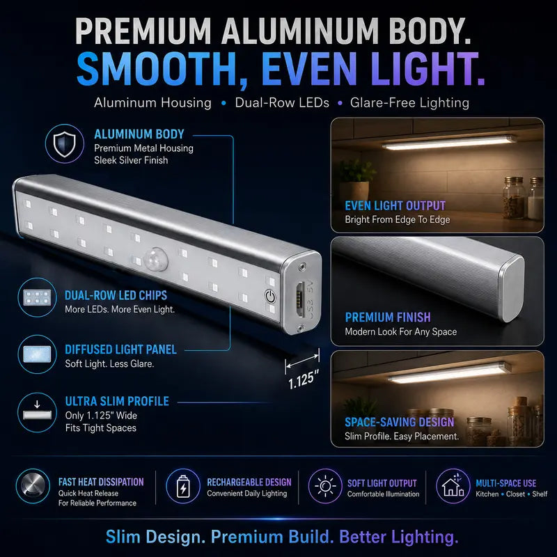 Magnetic Motion Sensor RGB LED Light