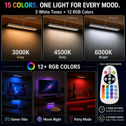 Magnetic Motion Sensor RGB LED Light