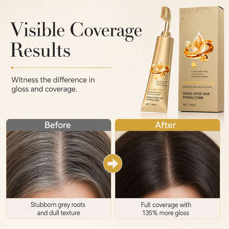 📢📢50% OFF !! ⏰Botanical Grey Coverage Hair Colour