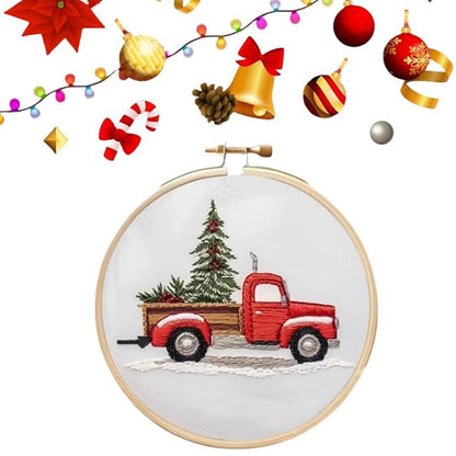 ⏳ 50 % rabatt under en begränsad tid ⏰ Broderikit med jultema 🎅