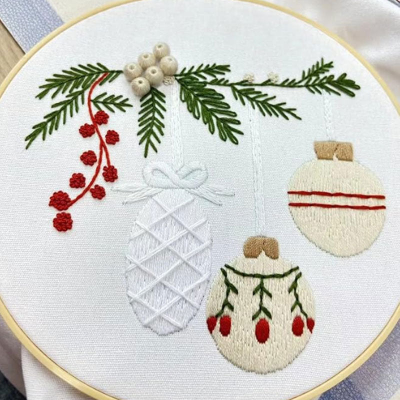 ⏳ 50 % rabatt under en begränsad tid ⏰ Broderikit med jultema 🎅