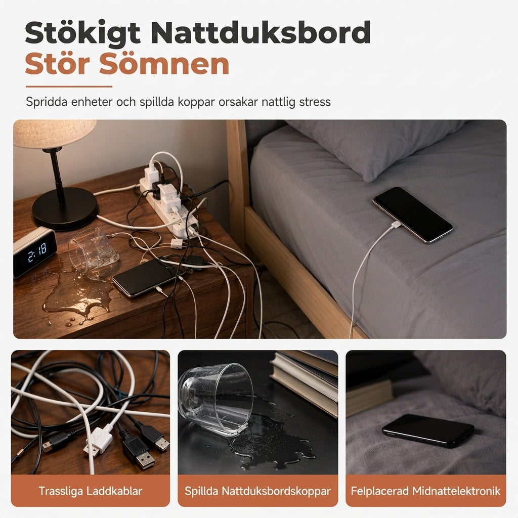 📢📢40 % RABATT !! ⏰Minimalistisk förvaringsficka i filt att hänga vid sängen, förvaringsväska för studenthem, 1-pack