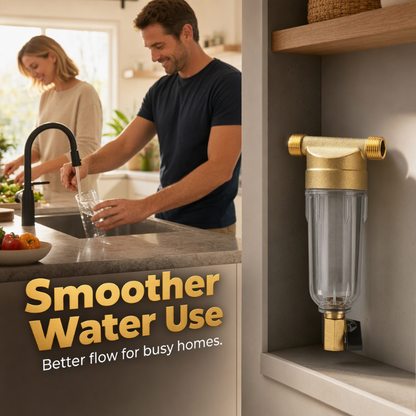 Sedimentförfilter för hela huset