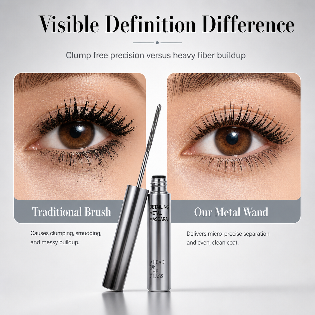 Vattenfast & Svettålig Mascara för Långvarig Längd och Böjning