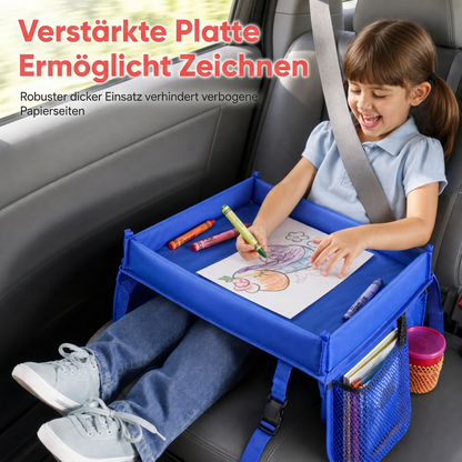 🚗 50% RABATT! 🎨 Kindertisch für die Autofahrt – Ergonomisch gepolstert & mit Rutschkante ✨