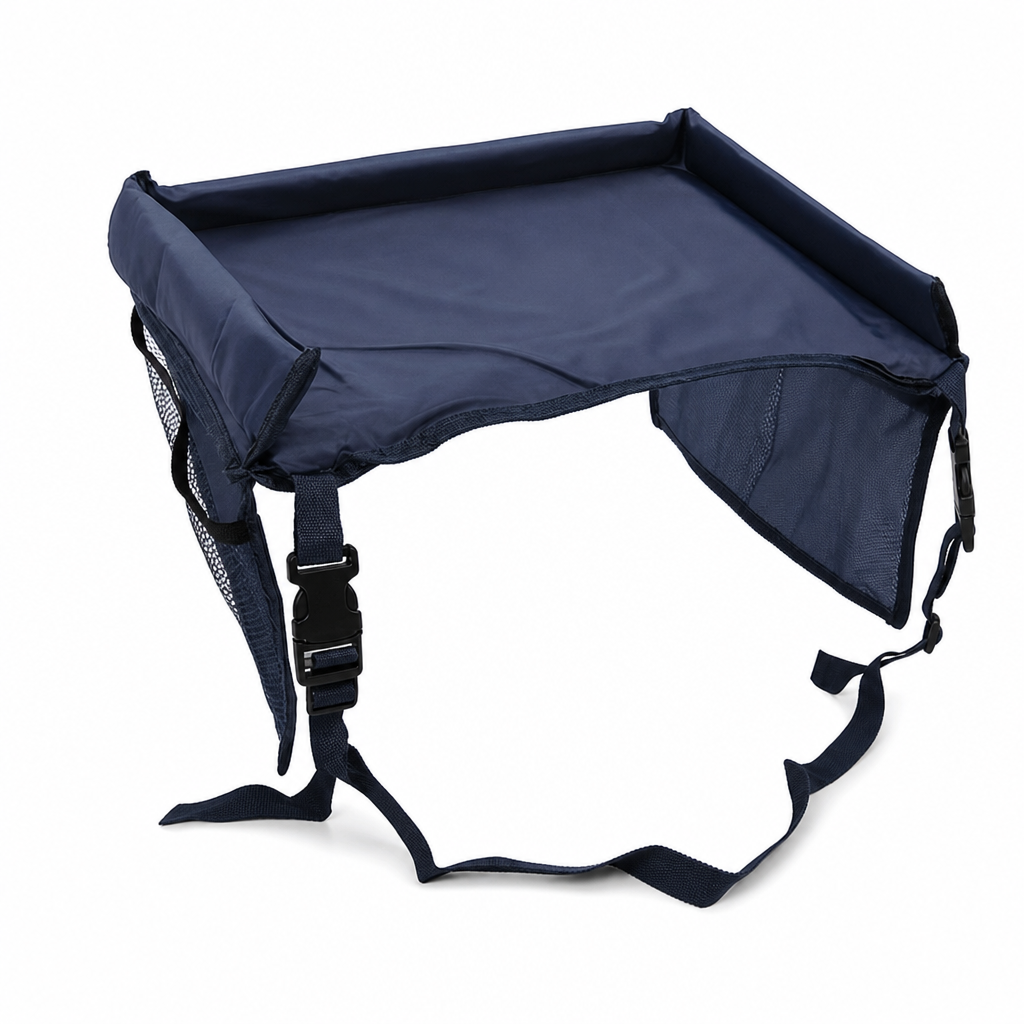🚗 50% RABATT! 🎨 Barnbord för bilresan – Ergonomiskt vadderat & med kantskydd ✨
