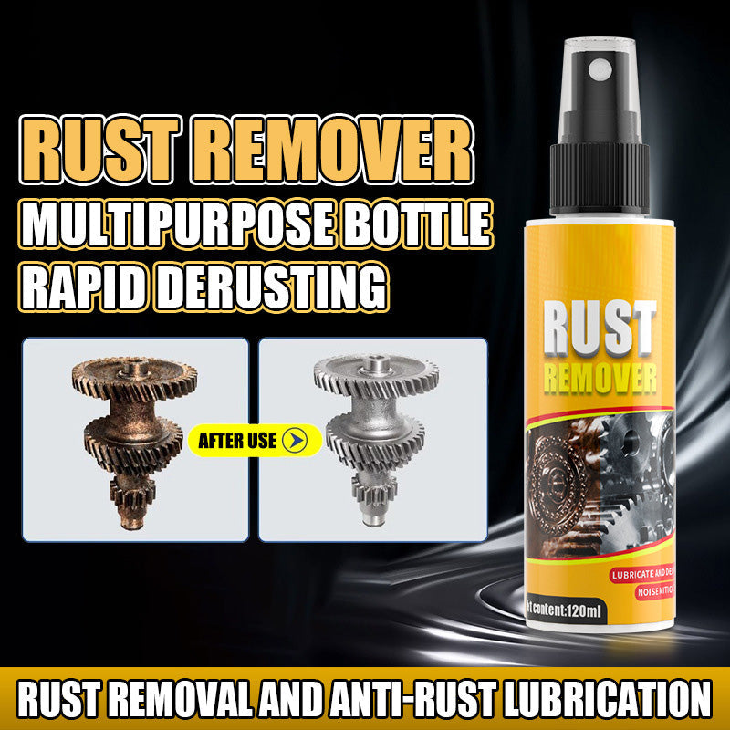 🛠️ 50% RABATT NU! ⚡ Multifunktionell mild rostborttagningsspray – 120 ml – för lätt ytrost på metallföremål i hem, verkstad och garage ✨