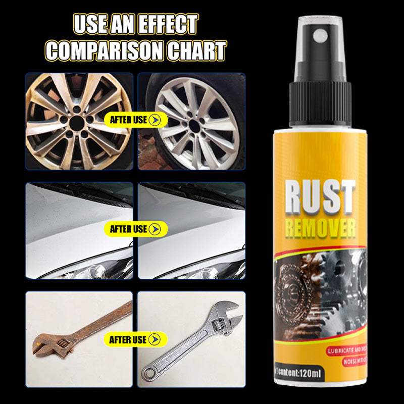 🛠️ 50% RABATT NU! ⚡ Multifunktionell mild rostborttagningsspray – 120 ml – för lätt ytrost på metallföremål i hem, verkstad och garage ✨