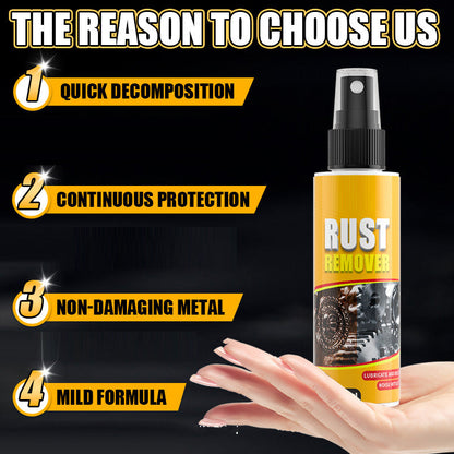 🛠️ 50% RABATT NU! ⚡ Multifunktionell mild rostborttagningsspray – 120 ml – för lätt ytrost på metallföremål i hem, verkstad och garage ✨
