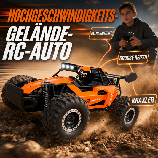 🔥50% RABATT NU! 🏎️ Fyrhjulsdriven RC‑bil, kraftfull terrängprestanda, rolig utomhuskörning 🚙✨