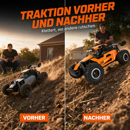 🔥50% RABATT NU! 🏎️ Fyrhjulsdriven RC‑bil, kraftfull terrängprestanda, rolig utomhuskörning 🚙✨