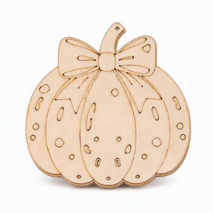 ✨🎃Köp 1, få 1 gratis🎁Halloween-DIY-kit i trä med pumpor