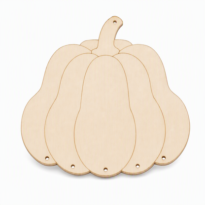 ✨🎃Köp 1, få 1 gratis🎁Halloween-DIY-kit i trä med pumpor