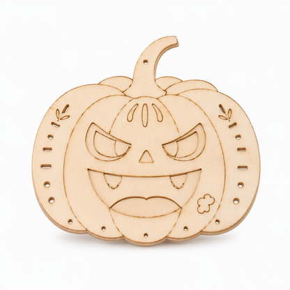 ✨🎃Köp 1, få 1 gratis🎁Halloween-DIY-kit i trä med pumpor