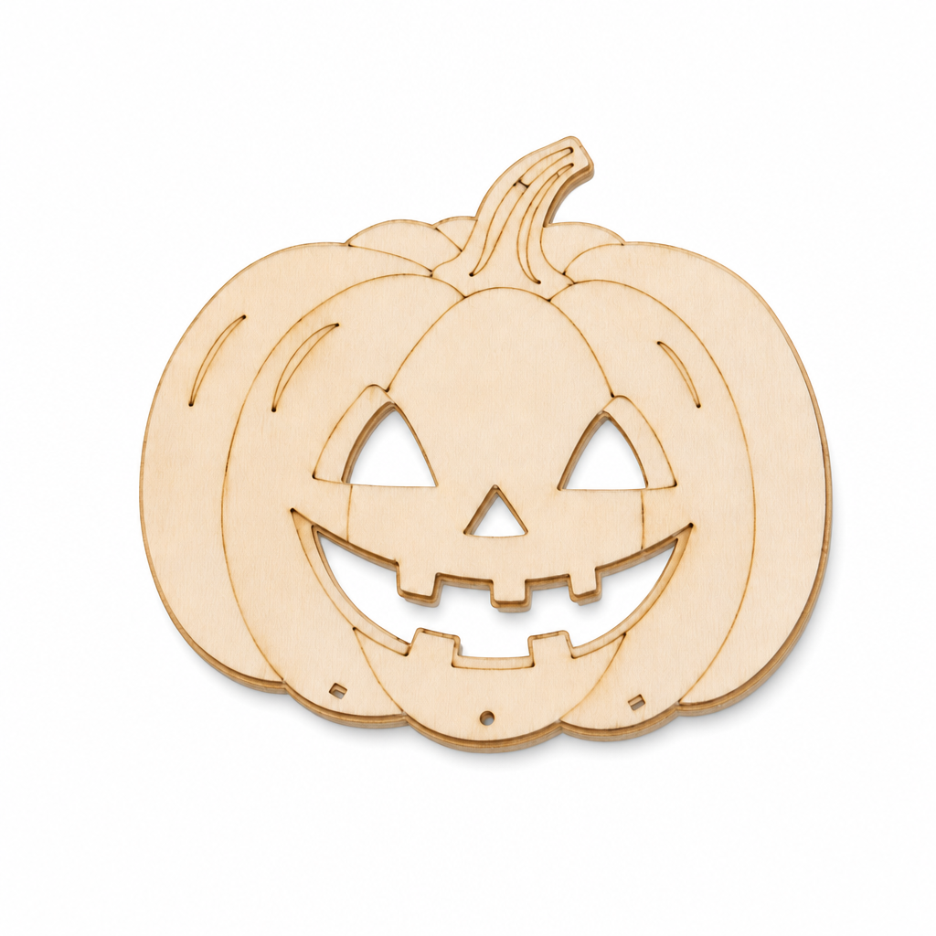 ✨🎃Köp 1, få 1 gratis🎁Halloween-DIY-kit i trä med pumpor
