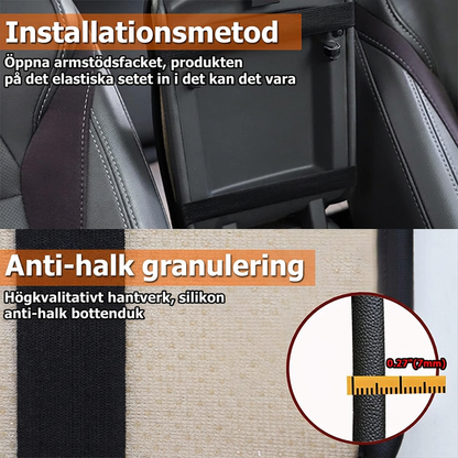 🚗 Komfortabelt armstöd med grepp – Mjukt stöd för mittkonsolen & skönare körning ✨