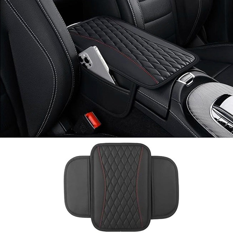 🚗 Komfortabelt armstöd med grepp – Mjukt stöd för mittkonsolen & skönare körning ✨