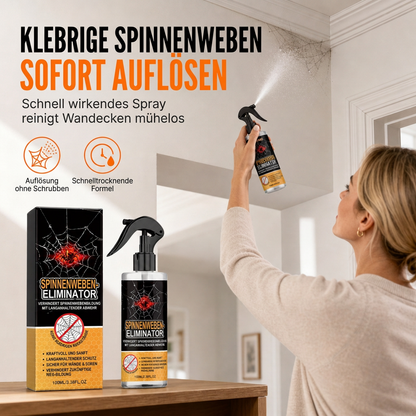 Spindelwebsborttagningsspray och vägrengöringsmedel för tak och hörn i hemmet – säker dammrengöring för väggar