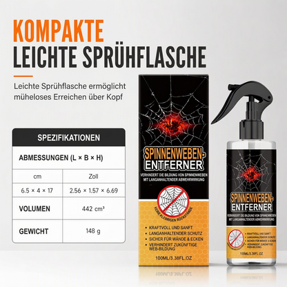 Spindelwebsborttagningsspray och vägrengöringsmedel för tak och hörn i hemmet – säker dammrengöring för väggar