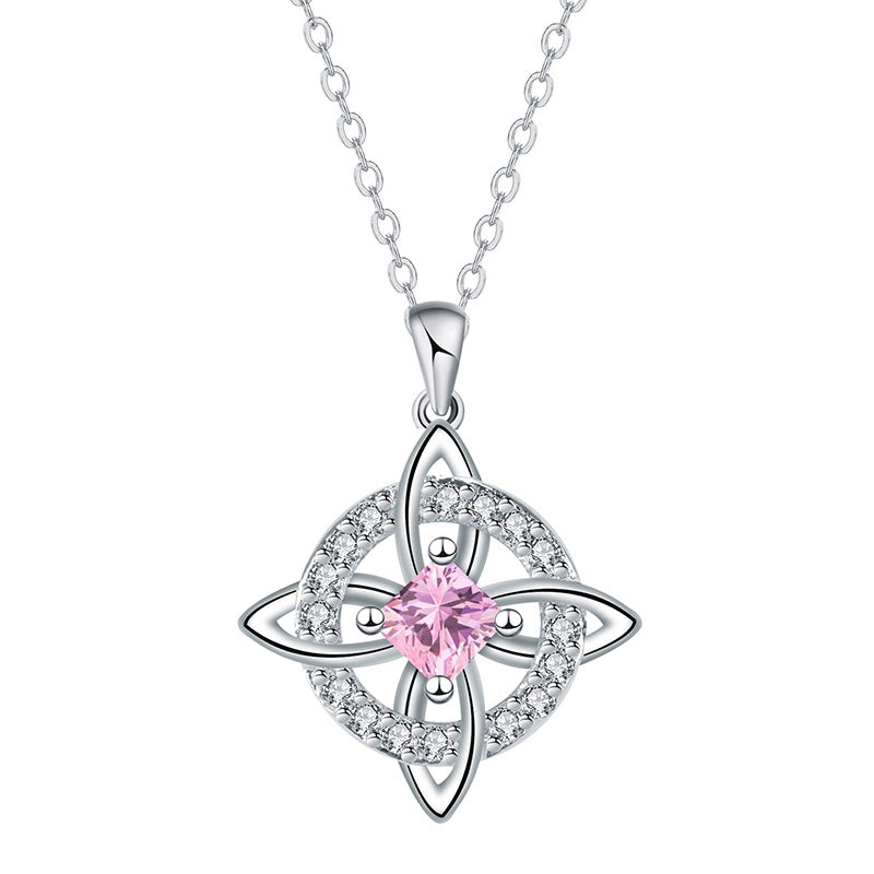 Elegant keltisk knutpendelhalsband