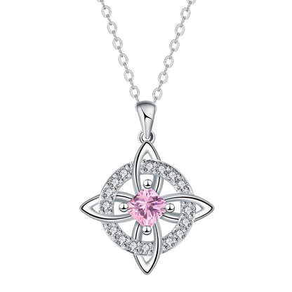 Elegant keltisk knutpendelhalsband
