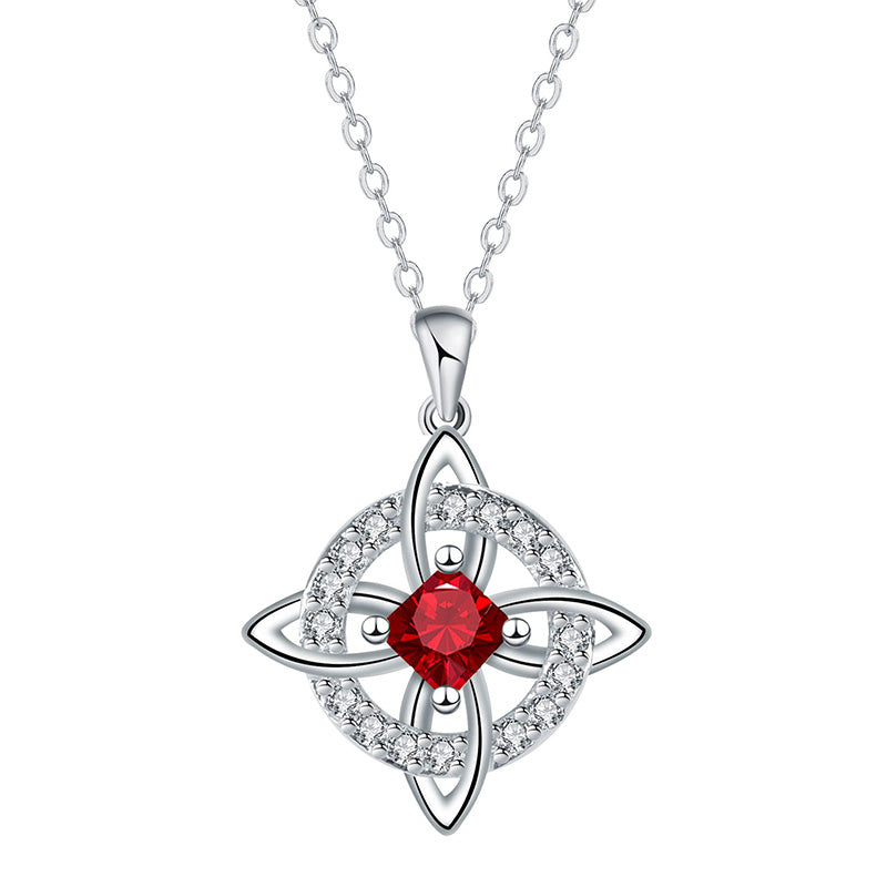 Elegant keltisk knutpendelhalsband