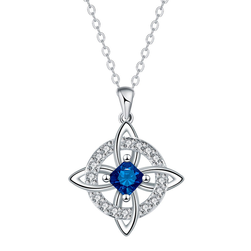 Elegant keltisk knutpendelhalsband