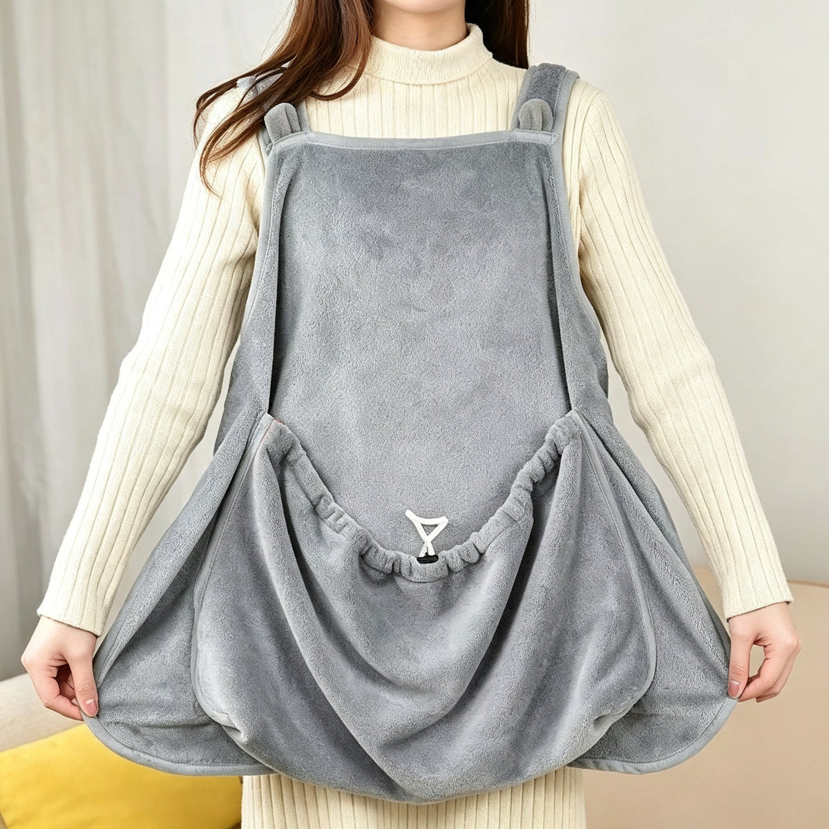 🐾 Bärförkläde med ficka för husdjur