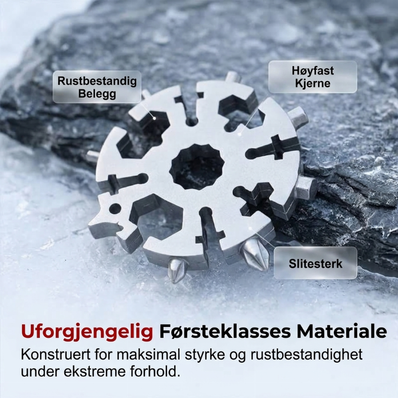 ⏳ Endast under en begränsad tid – 50 % RABATT ⏰20-i-1 snöflingeformat multiverktyg