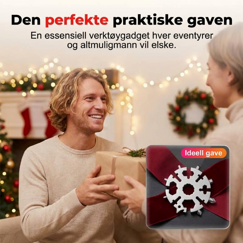 ⏳ Endast under en begränsad tid – 50 % RABATT ⏰20-i-1 snöflingeformat multiverktyg