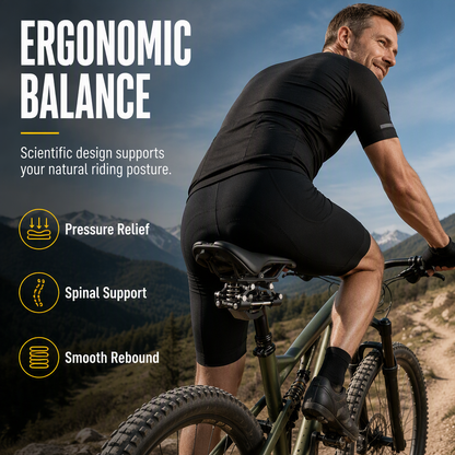 🚴 Stötdämpare för cykelsadel – fjädrande sadeladapter för ökad komfort och mindre vibrationer, perfekt för MTB och trekking