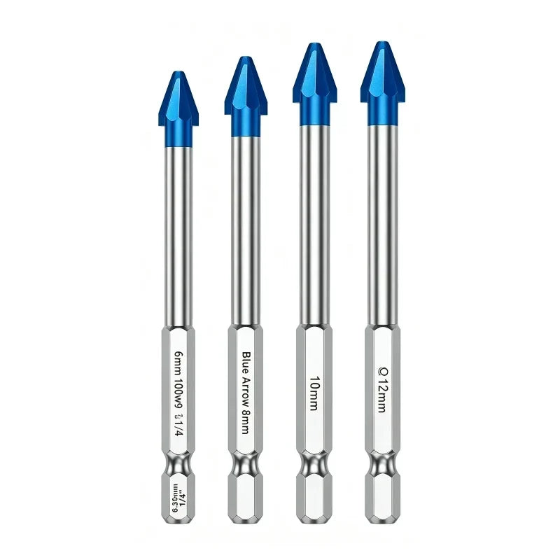 🧱 50 % RABATT NU! 🔩 Sexkantskaftad hårdmetall excenterborrbit – för keramik, glas & betong, YG6A-wolframspets ✨