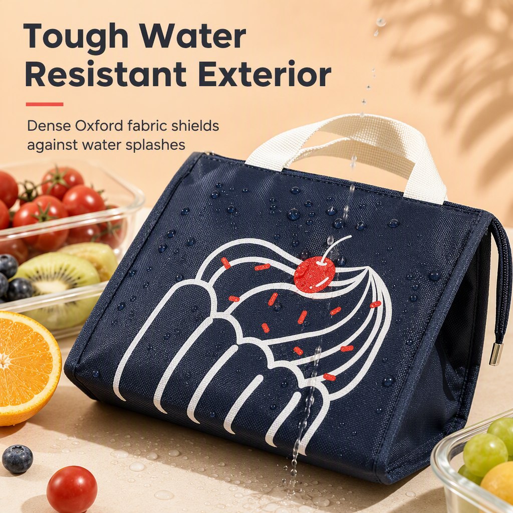 🍱 50% RABATT! ✨ Isolerad förtjockad lunchväska – Håller maten varm/kall, vattenavvisande & rymlig lunchbag