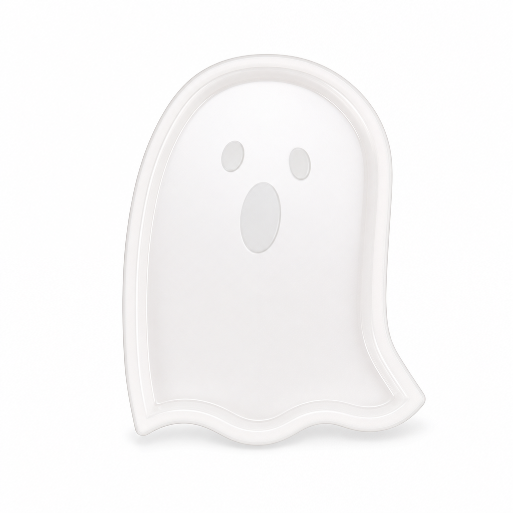 Halloween godisfat och snacksfat – pumpa-, spök- och fladdermusformade dekorativa fat i plast